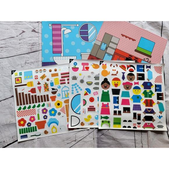 Colorforms Brand House Play Set In Box Activity Sets - Picture 3 of 9